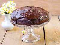 Шоколадный торт из кабачков