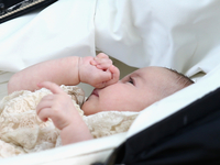 Королевская семья крестила принцессу Шарлотту