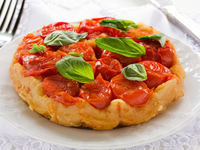 Тарт татен с помидорами