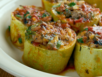 Фаршированные кабачки по-турецки