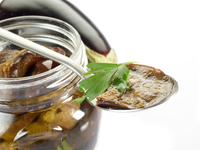 Маринованные баклажаны с чесноком