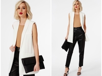 С чем носить удлиненный жакет без рукавов: 4 стильных образа