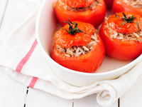 Фаршированные помидоры с рисом и мясом