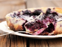 Клафути с черникой