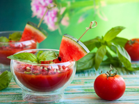 Гаспачо с арбузом