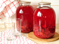 Компот из красной смородины на зиму