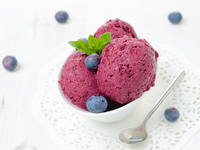 Как приготовить черничный сорбет