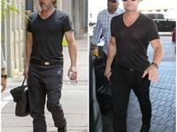 Брэд Питт сбрил бороду и заметно помолодел