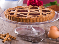 Торт Линцер с печеньем