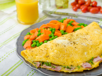 Омлет с ветчиной: ТОП-5 рецептов