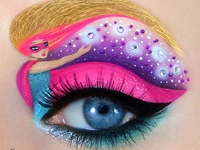 Искусство макияжа: Глаза-картины от визажиста из Израиля