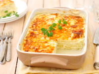 Овощная лазанья из кабачков