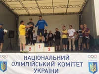 Телеведущий Андрей Данилевич принял участие в заплыве через Днепр