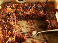 Брауни с арахисовым маслом