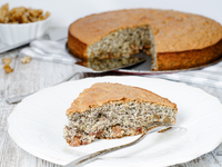 Ореховый Спас 2016: Пирог с маком и грецкими орехами