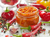 Аджика на зиму с яблоками и морковью