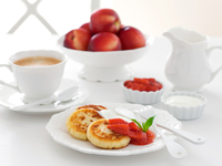 Соус из нектаринов к сырникам