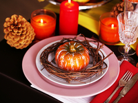 Осенняя сервировка стола: лучшие идеи