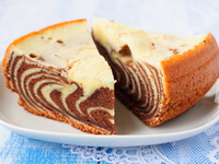 Творожная запеканка Зебра