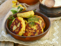 Картопляники с мясным фаршем