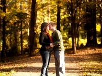 Фото дня: Осенний поцелуй