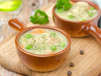 Тушеная курица с овощами