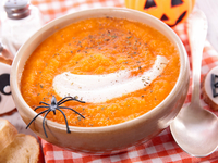 Рецепты на Хэллоуин: Тыквенный суп