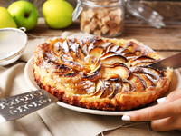 Яблочный пирог из слоеного теста: Три вкусные идеи