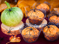 Рецепты на Хэллоуин: Тыквенные маффины