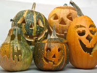 Тыква на Хэллоуин: Фото