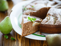 Грушевый пирог в мультиварке