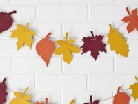 Осеннее настроение: Как сделать поделку из бумажных листьев