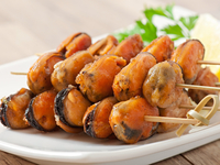 Шашлычки из мидий