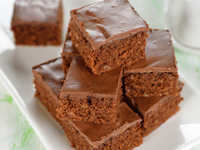 Простые шоколадные пирожные