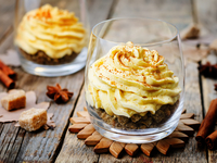 Тыквенный чизкейк в баночках