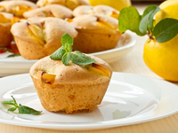 Кексы с айвой