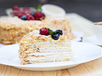 Как приготовить Наполеон с заварным ванильным кремом