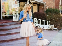 Как две капли воды: ТОП-15 стильных образов мам с дочками