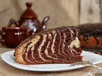 Пирог Зебра