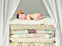 Корона для младенца: Милые фото детишек