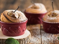 Мамам на заметку: Мини-шарлотка с грушей