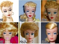Как менялось лицо куклы Barbie: смотри фото за 57 лет истории