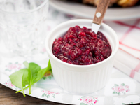 Клюквенный соус на День благодарения