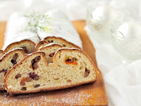 Рецепты на Новый год: Творожный штоллен