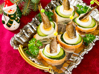 Рецепты на Новый год: Канапе со шпротами