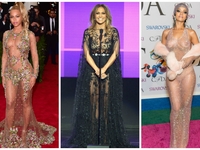 Эволюция "голых" платьев: От Монро до Бейонсе
