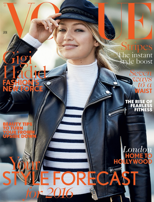 Джиджи Хадид украсила обложку британского Vogue