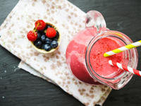 Рождественский пост 2015-2016: Бананово-ягодный смузи