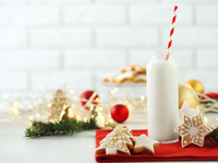 Рождественский молочный коктейль