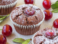 Рождественский пост 2015-2016: Шоколадные кексы с вишней